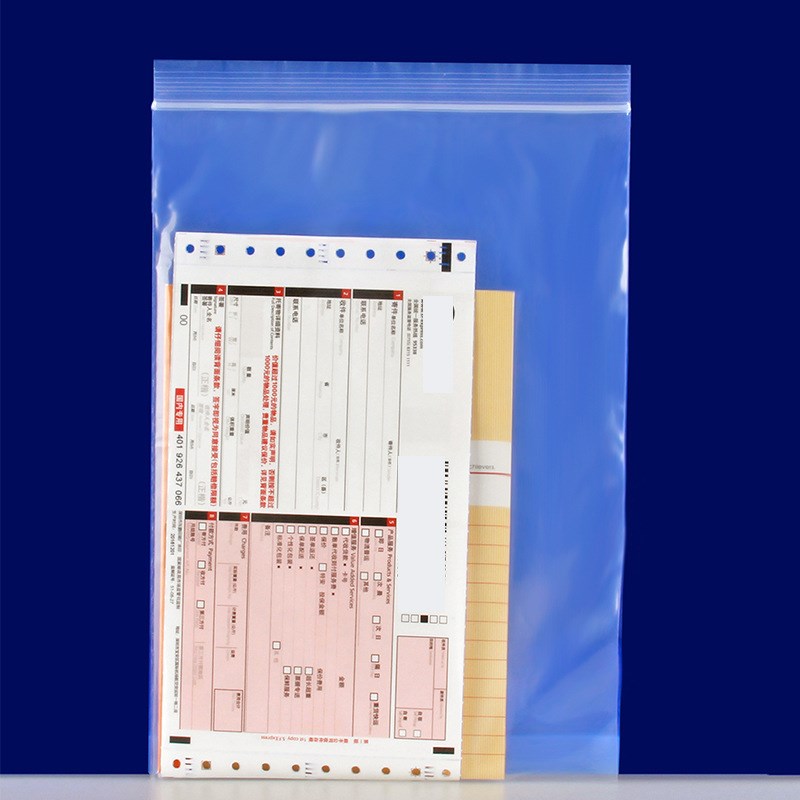 2030cm Thickened Sealed Bags Transparent Plastic Bags Zipper