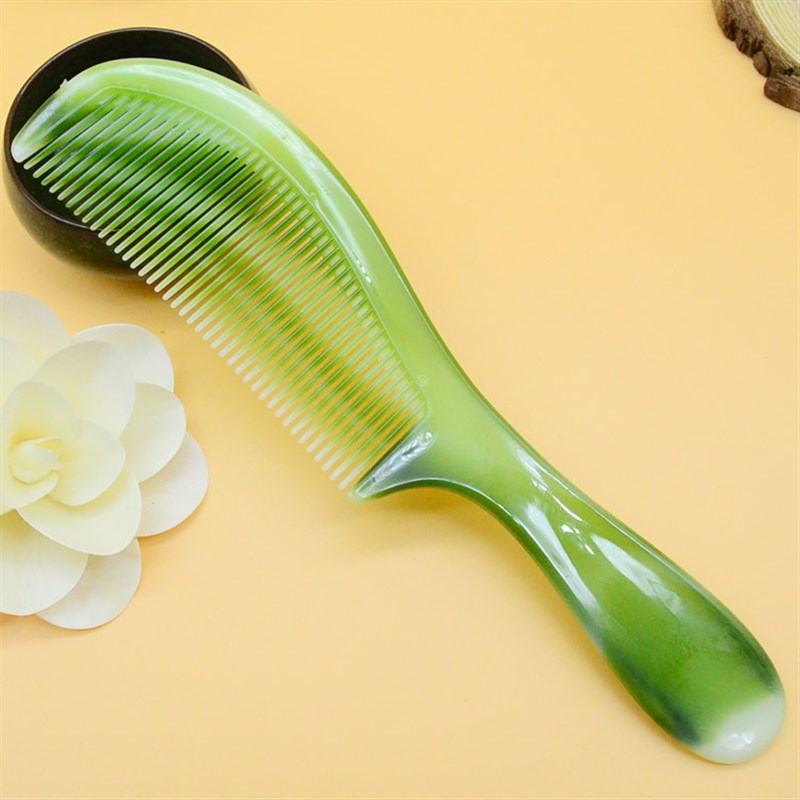 E79 Jadecolored Plastic Comb for HairdressingHome Use Comb w