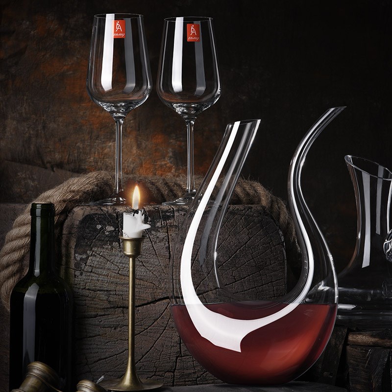 European Crystal Wine Decanter Set Home Glass Wine Personali
