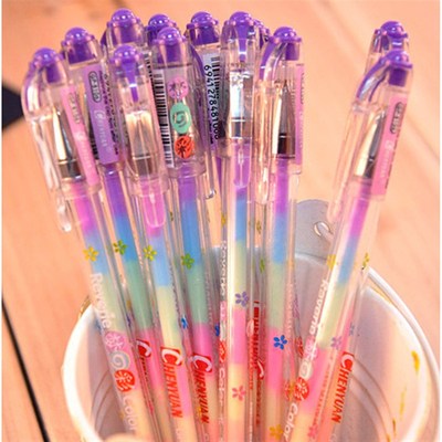 Korean Style Stationery 6in1 Watercolor Pen Brush DIY Scrapb