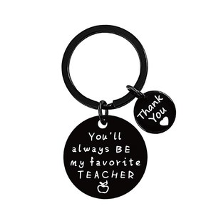 Metal Keychain Teachers Day Gift Engraving Metal Keychain Ro
