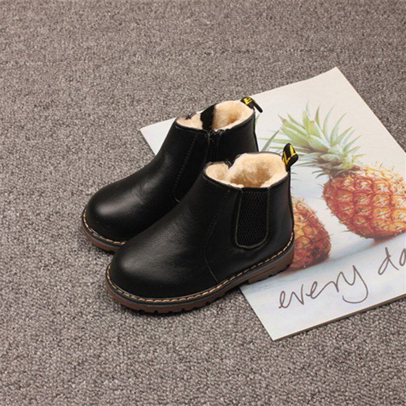 Kids Winter Boots 2025 Boys British Style Girls Fashionable