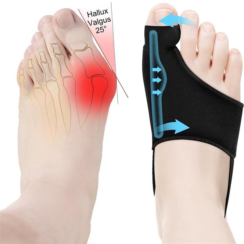 Bunion Corrector Thumb Straightener Elastic Lycra Silicone T