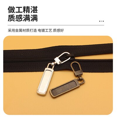 Removable Zipper Head Replacement for Bags Jackets Universal