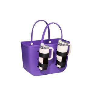 2Pack Hole Bag Cup Holder Fits All Bogg Bags Adjustable Beac