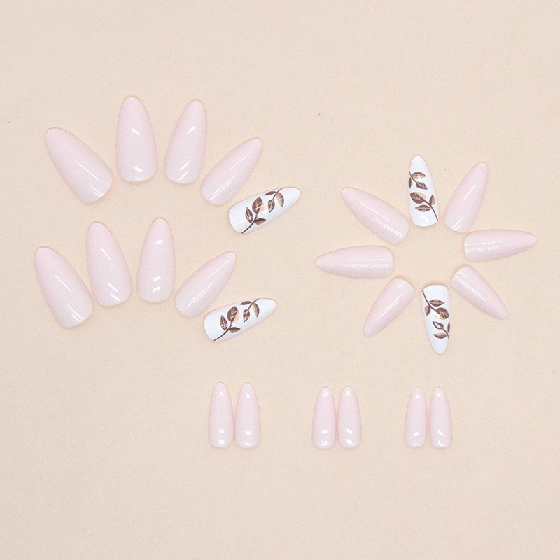 European American Atmospheric Gold Foil Leaf Nail Art Fashio