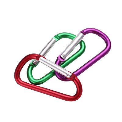 8 DShaped Aluminum Alloy Hook Outdoor Quick Hook Mini Multif