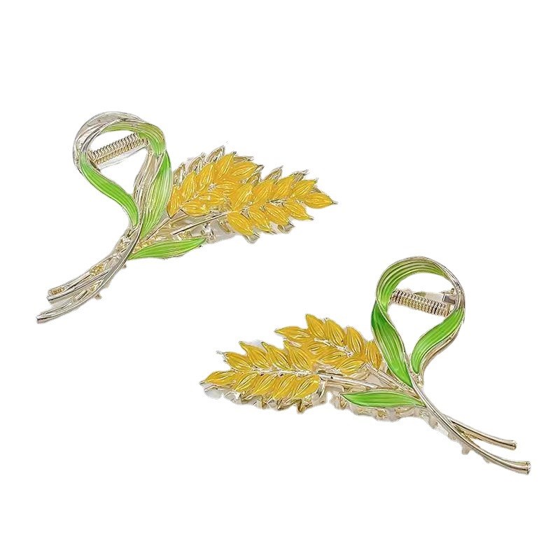 BigBig Barley Grains Grab Clip Backofthehead Hair Clip Fashi