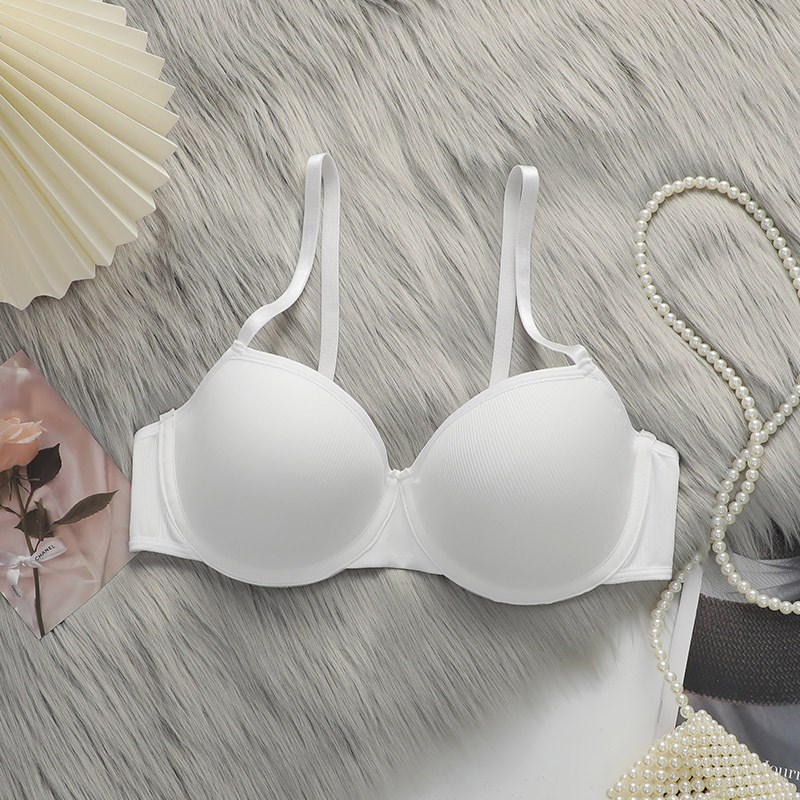 Pushup Bra for Women Thin Cup Balconette Tshirt Style with U