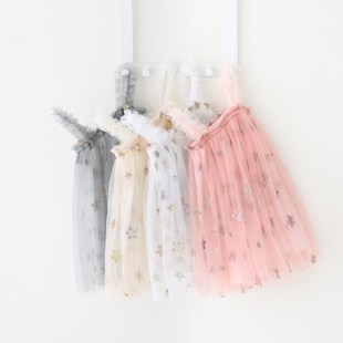 Childrens Skir Mesh Girls Skirt Sequin Sling Embroidery