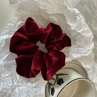 Large Large Premium Velvet Hair Scrunchies Hair Flowers Hair