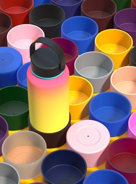 Silicone Base Sleeve for H4KE Thermos Cup Antiwear Antidrop