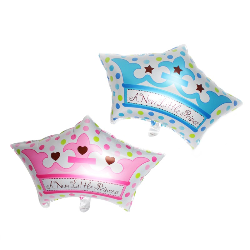 Large Crown Hat Aluminum Film Balloons 2017 Babys 1st 100th