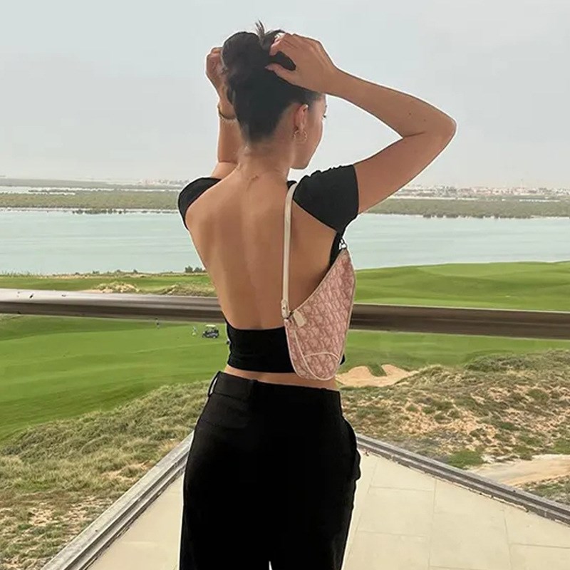 European Fashion Sexy Womens Summer Tops Reversible TwoWay W