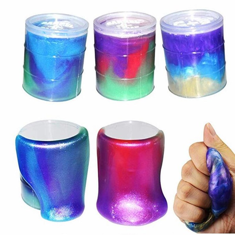 Prank Jelly Toy Crystal Oil Barrel Funny Slime for Kids