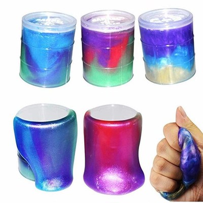 Prank Jelly Toy Crystal Oil Barrel Funny Slime for Kids