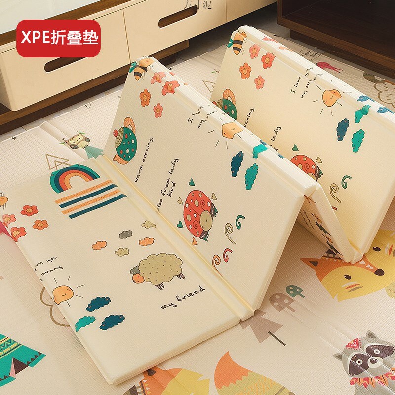 Foldable XPE Baby Crawling Mat Thick Foam Play Mat for Home