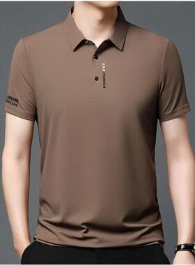 WrinkleFree Big Size Polo Shirt Mens Short Sleeve TShirt Pri