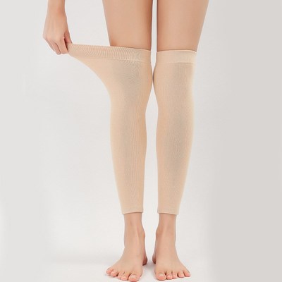 Cotton Leg Socks for Women Long Ankle Warmer Mens Long Knee