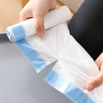 Drawstring Garbage Bags for Kitchen Thickened Classified Rol