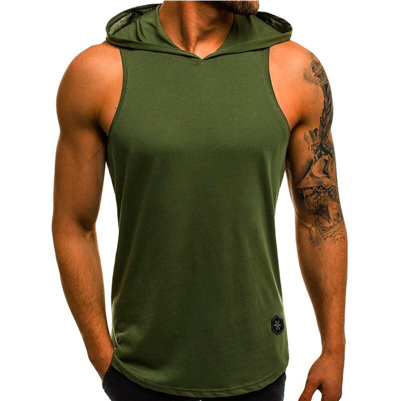 Summer Sports Casual Vest for Men Slim Fit Breathable Sleeve