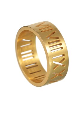 European American Fashion Mens Accessories 8MM Wide Vacuum E