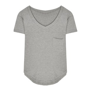 Tee Irregular for Design Wome Shirt Inner Girl VNeck Hot