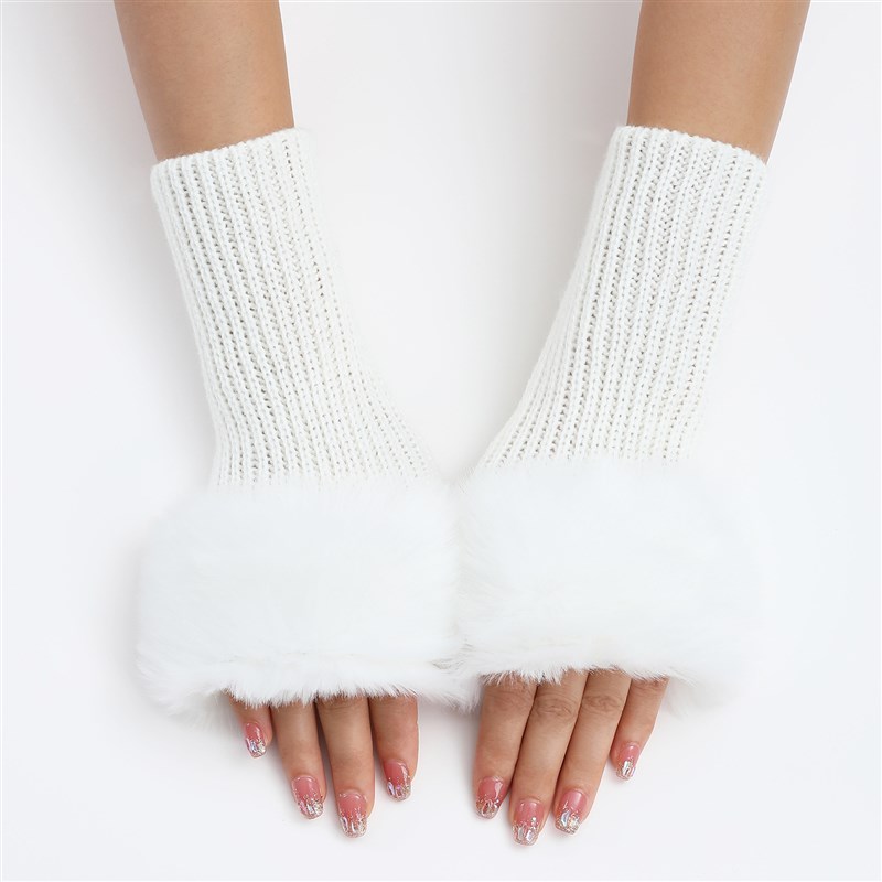 Short Furry GlovesArm Sleeves Fine LinesShort Furry Gloves w