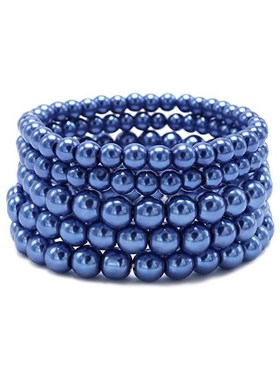 European and American Imitation Pearl Stacking Bracelet Wome