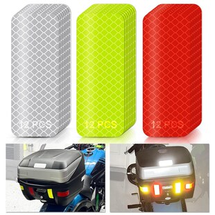 Reflective Stickers for Cars EVs Motorcycles Helmets PET Wat