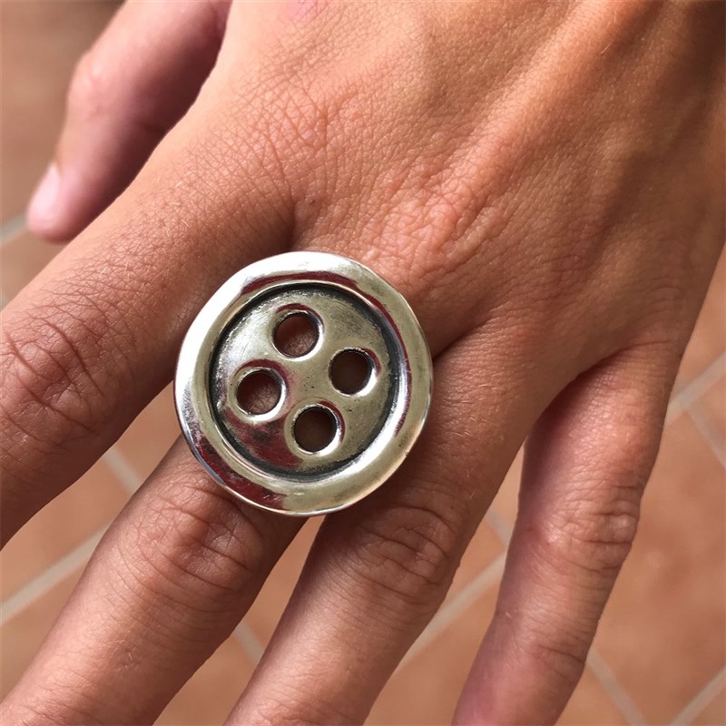 European Tailors Creative Bohemian Fashion Open Ring with Bu