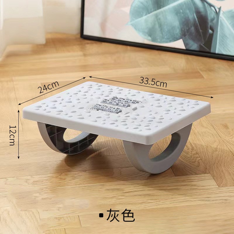 Under Desk Footrest Modern Simple Adjustable Plastic Massage