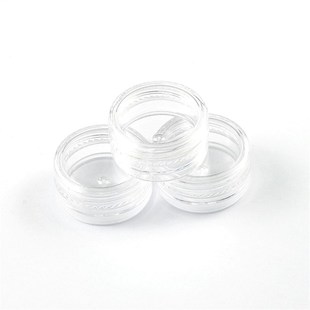 Empty Bottle Bead Nail Glit Steel Art Diamond Transparent