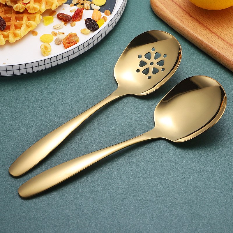 304 Stainless Steel Public Spoon Buffet Serving Spoon Multip