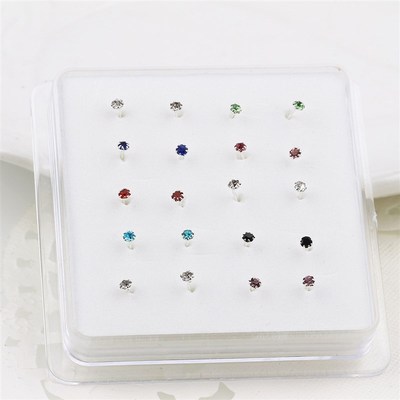 European and American Piercing Nose Stud Colorful Sunflower