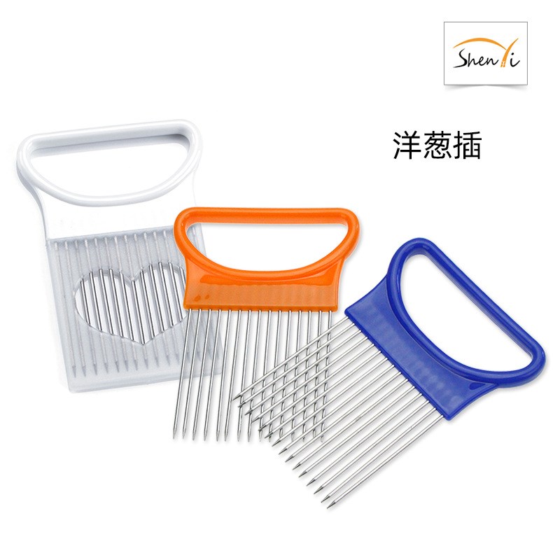 Multipurpose Stainless Steel Onion Needle Creative Kitchen T
