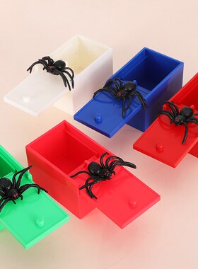 Spider Box Toy Scary Prank Toy Plastic BoxScary Prank Spider