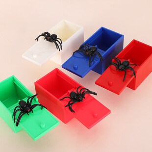 Spider Box Toy Scary Prank Toy Plastic BoxScary Prank Spider