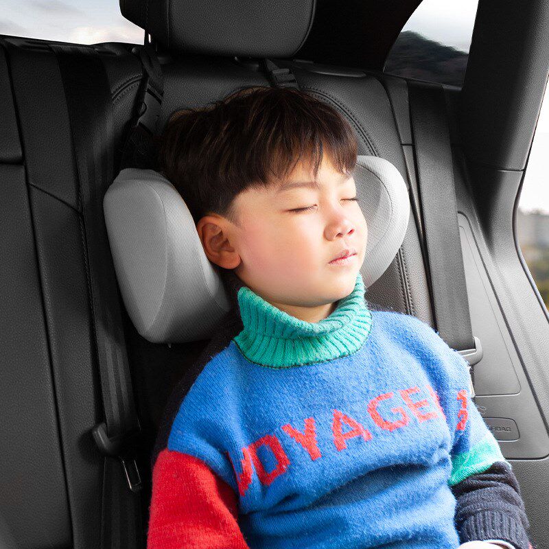 Car Headrest Child Car Seat Side Sleeping Pillow Soft Memory