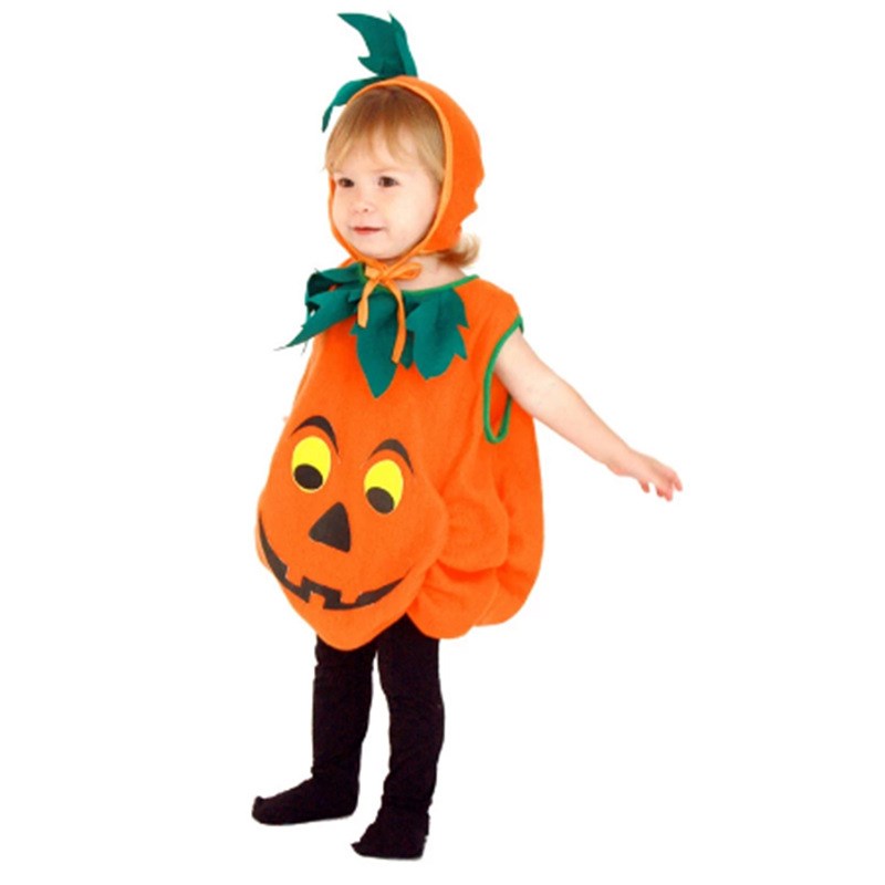 Halloween Pumpkin Costume for Kids Cute Pumpkin Baby Clothin
