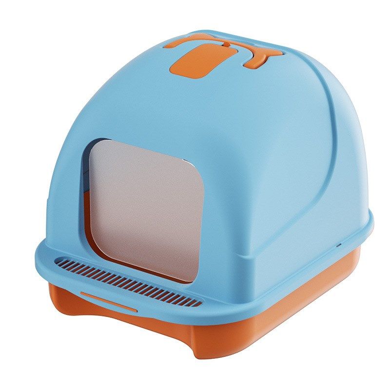 Large Enclosed Cat Litter Box with Scoop Closed Cat Litter B