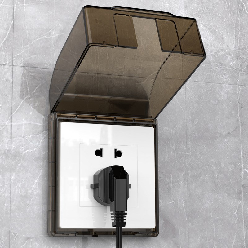 86Type Offset Fivehole Socket Waterproof Cover Switch One Op