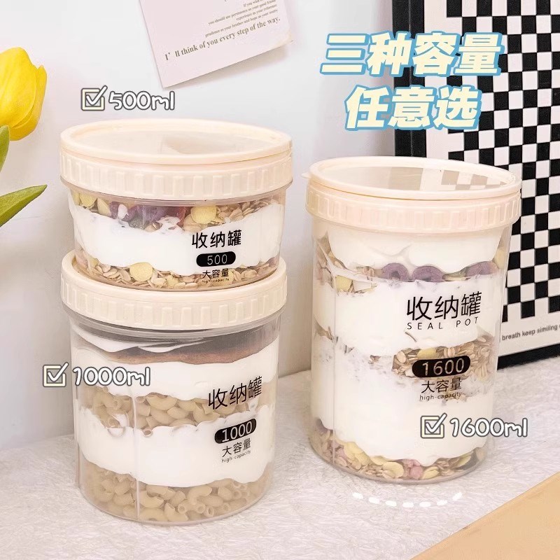 Food Grade Sealed Jars for Cheesecake Pudding Fruit Salad De