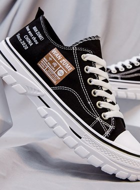 2025 Spring Mens Lowtop Canvas Shoes Hong Kong Style Breatha