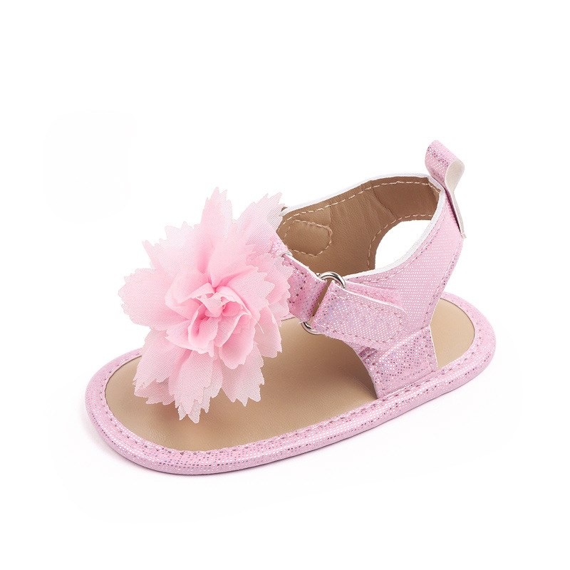 Summer Baby Flip Flops Cute Infant Walker Shoes Indoor Flowe