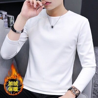 Warm Fleece Baselayer Shirt Men HalfHigh Collar Sweater Men