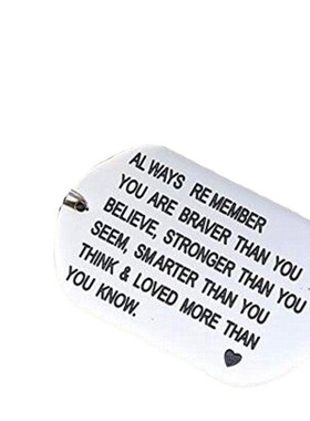 Always Remember Stainless steel Necklace Braver Fashion Simp