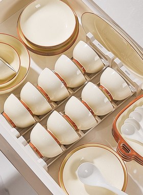 HighQuality Ceramic Tableware Set with French Creamy Style a