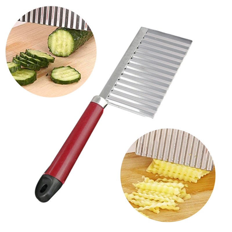 Corrugated Knife Potato Cutter Multifunctional Vegetable Sli