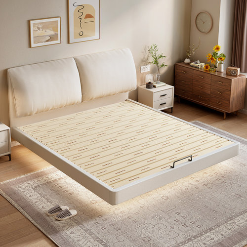 热销⭕100%纯实木-静音床-可定制